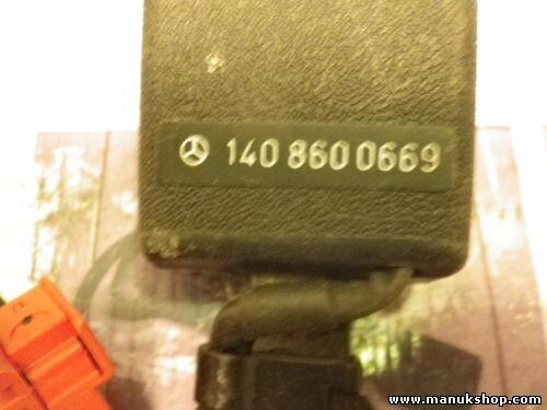 Gurtschloss Gurtschnapper vorne links Mercedes W140 600 SE SEL 1408600669