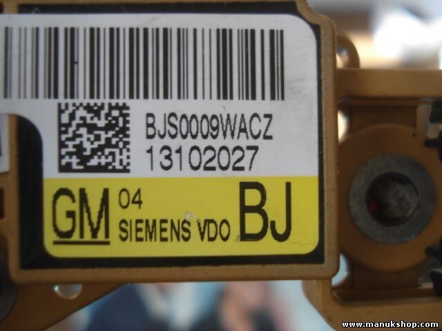 Airbagsensor Airbagsteuergerät Opel Vectra C GM 13102027BJ 13102027 BJS0009WACZ