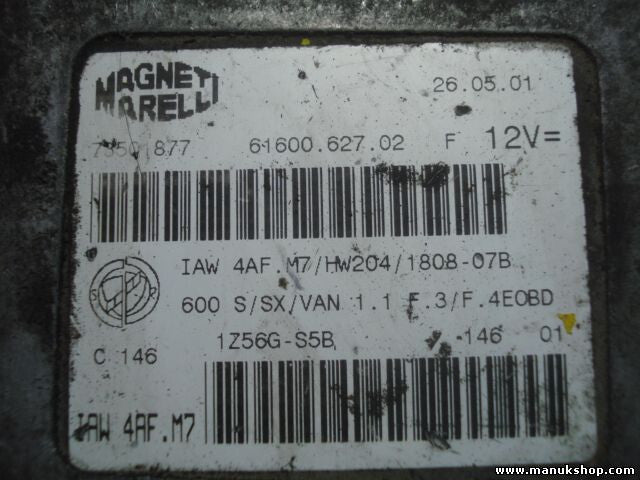 Motorsteuergerät Fiat IAW 4AF.M7 /HW204 /1808-07B IAW4AFM7 6160062702F 73501877