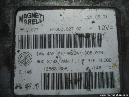 Motorsteuergerät Fiat IAW 4AF.M7 /HW204 /1808-07B IAW4AFM7 6160062702F 73501877