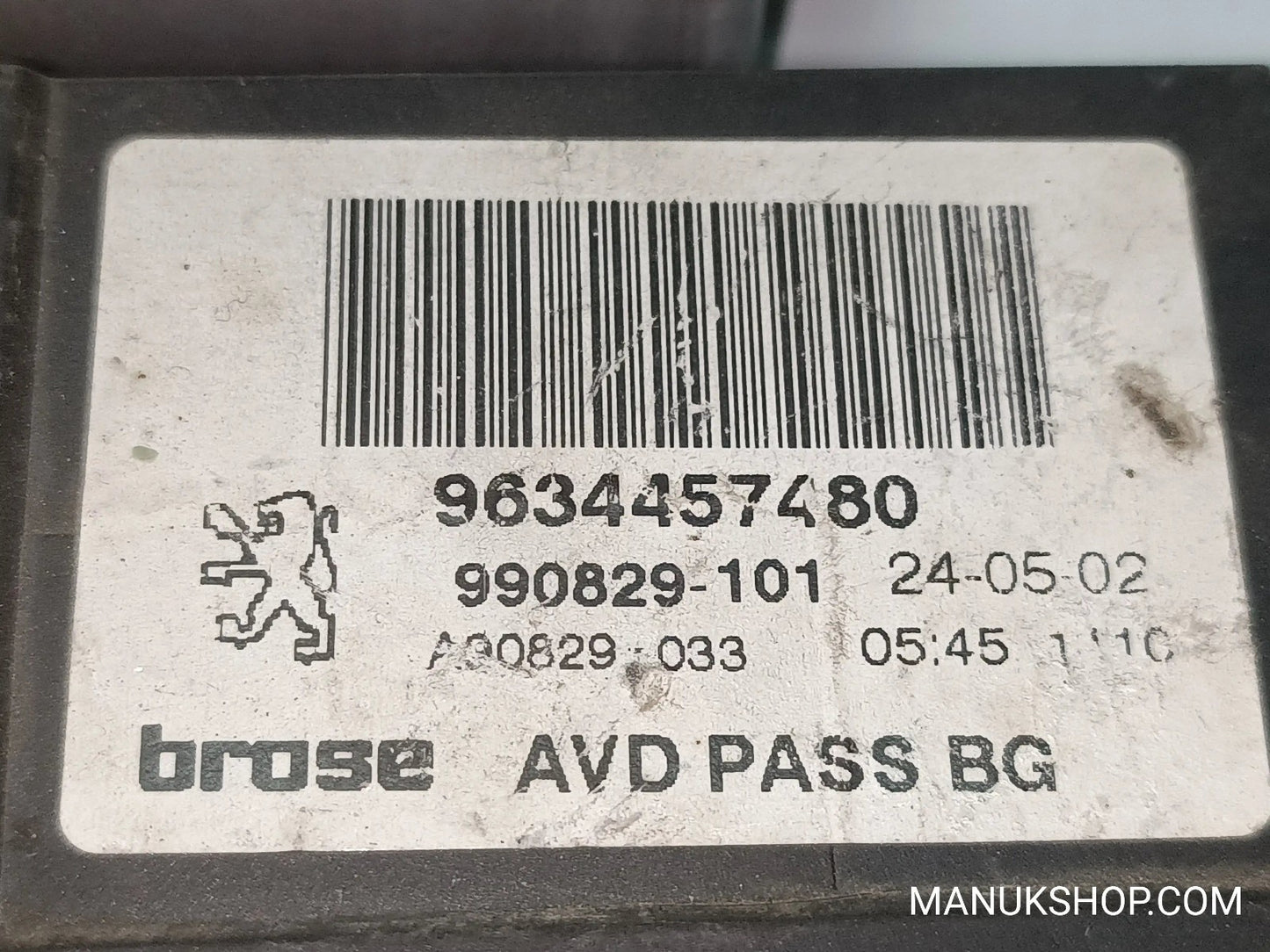Fensterheber motor vorne recht Peugeot 307 9634457480 990829101 0130821766
