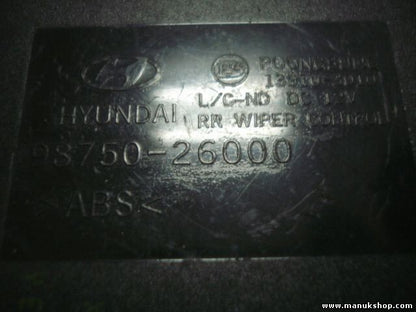 Steuergerät Scheibenwischermotor  Hyundai 9875026000 98750 26000 13910 3010