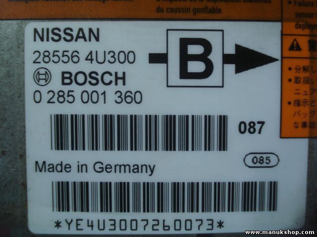 Airbagsensor Airbagsteuergerät Nissan Almera Tino 285564U300 28556 4U300
