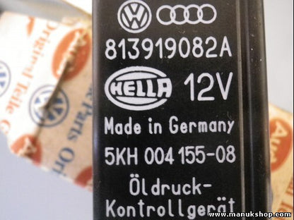 Öl druck kontrollgerät Relais VW Volkswagen Audi HELLA 813919082A 5KH00415508
