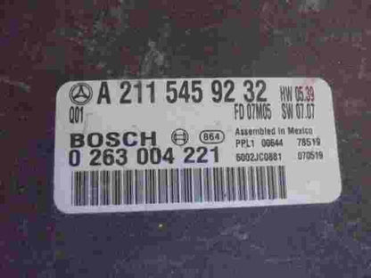 Steuergerät Einparkhilfe Mercedes W211 A2115459232 Q01 FD07M05 BOSCH 0263004221