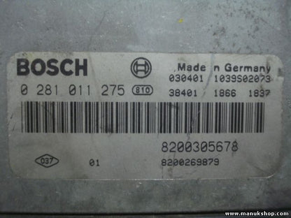 Motorsteuergerät Renault Megane 1.9 8200305678 8200269879 0281011275 1039S02073