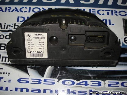 Kombiinstrument Tacho BMW E83 X3 3.0d BORG 102464021 6211341312601 341312601