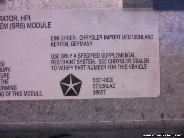 Beifahrer Jeep Cherokee Sport 2.5 TD 1997 5EB00LAZ 55314820 38657 P5EB00LAZ