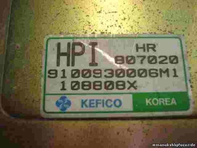 Motorsteuergerät Hyundai Galloper 9100930006M1 HPI HR807020 KEFICO 108808X