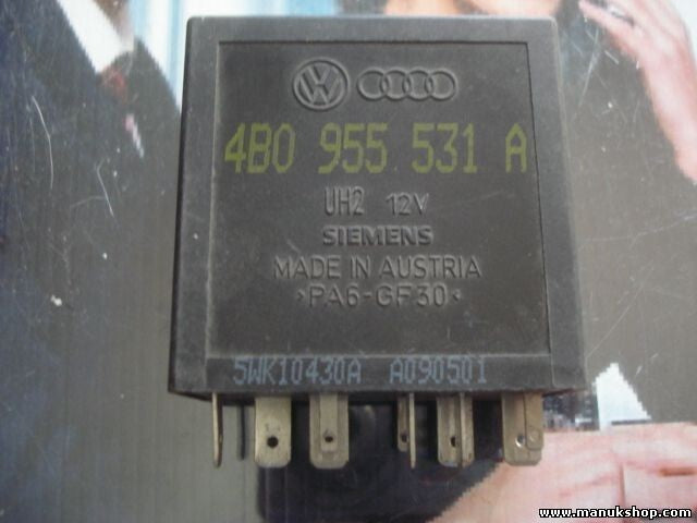Wischerrelais  Audi 4B0 955 531 A 4B0955531A 4BO955531A SIEMENS 5WK10430A Nr.377
