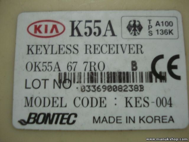 Steuergerät Zentralverriegelung Kia Carnival I 2,0l 98-01 OK55A677RO 0K55A677R0