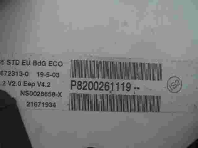 Kombiinstrument Tacho Renault Clio II P8200261119 8200261119 NS0028658X 21671934