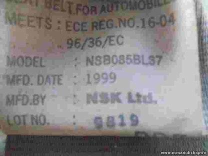 Sicherheitsgurt Gurt vorne links  Suzuki Jimny 1998-2009 8494081AG NSB085BL37
