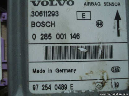 Airbagsensor Airbagsteuergerät Volvo S40 V40 30611293 0285001146 972540489E