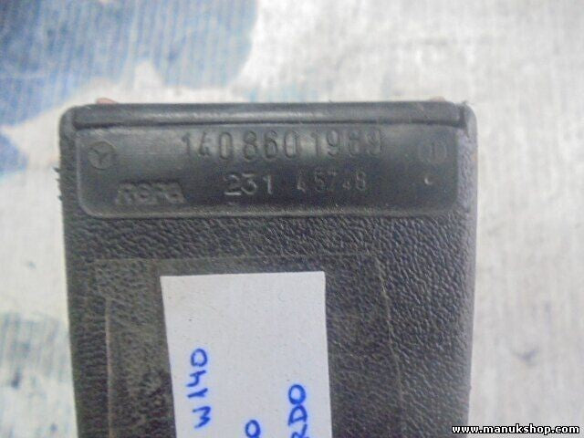 Gurtschloss Gurtschnapper hinten links Mercedes 600 SE SEL 1408601969 23145719