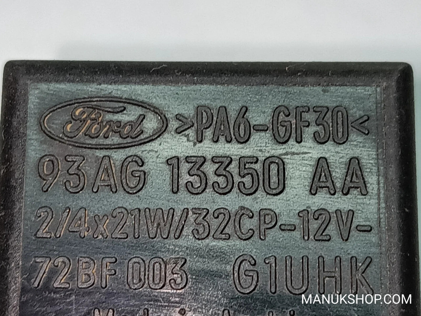 Relais Ford 93AG13350AA 93AG 13350 AA  PA6-GF30 2/4x21W/32CP-12V-72BF 003 G1UHK