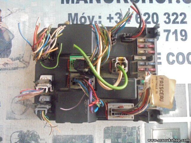 Sicherungskasten Peugeot 307 16V 1.4 HDi 9650218080 9650217380 VALEO BSI J04-00