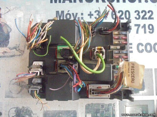 Sicherungskasten Peugeot 307 16V 1.4 HDi 9650218080 9650217380 VALEO BSI J04-00