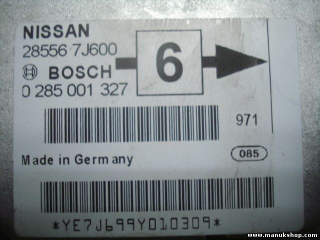 Airbagsensor Airbagsteuergerät Nissan Primera 1996-2002 285567J600 0285001327