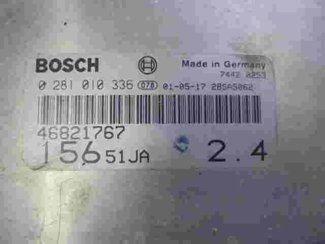Motorsteuergerät Alfa Romeo 156 2.4 BOSCH 0281010336 46821767 15651JA 28SA5062