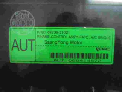 Klimabedienteil SsangYong Rodius 6870021021 68700-21021