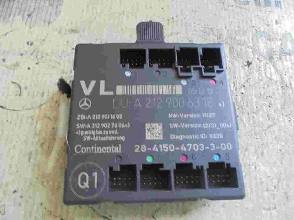 Steuermodul Oszillator Gepäck Türschloss Mercedes W212 A2129006318 A2129011605