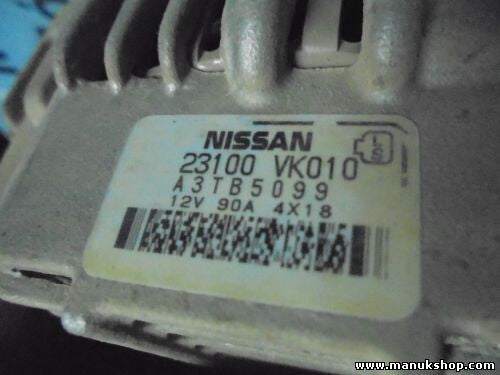 Lichtmaschine Nissan Pick Up Navara 2.5 Di 4WD dCi 4x4 23100VK010 A3TB5099 12V