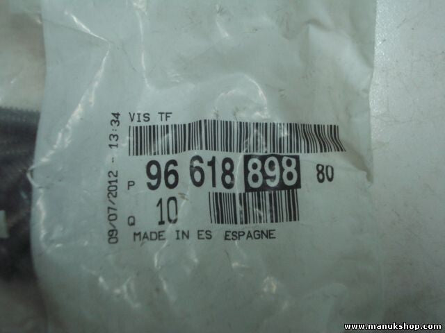 Schraube TF Citroen Peugeot 9661889880 96 618 898 80