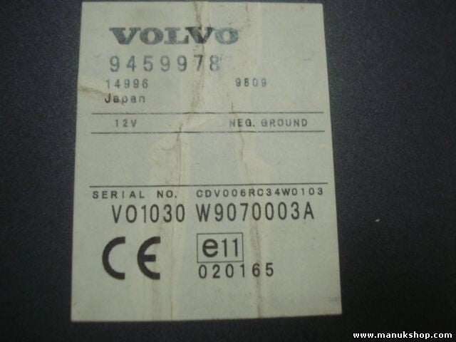 CD-Changer Volvo S80 1999 9459978 V01030 W9070003A