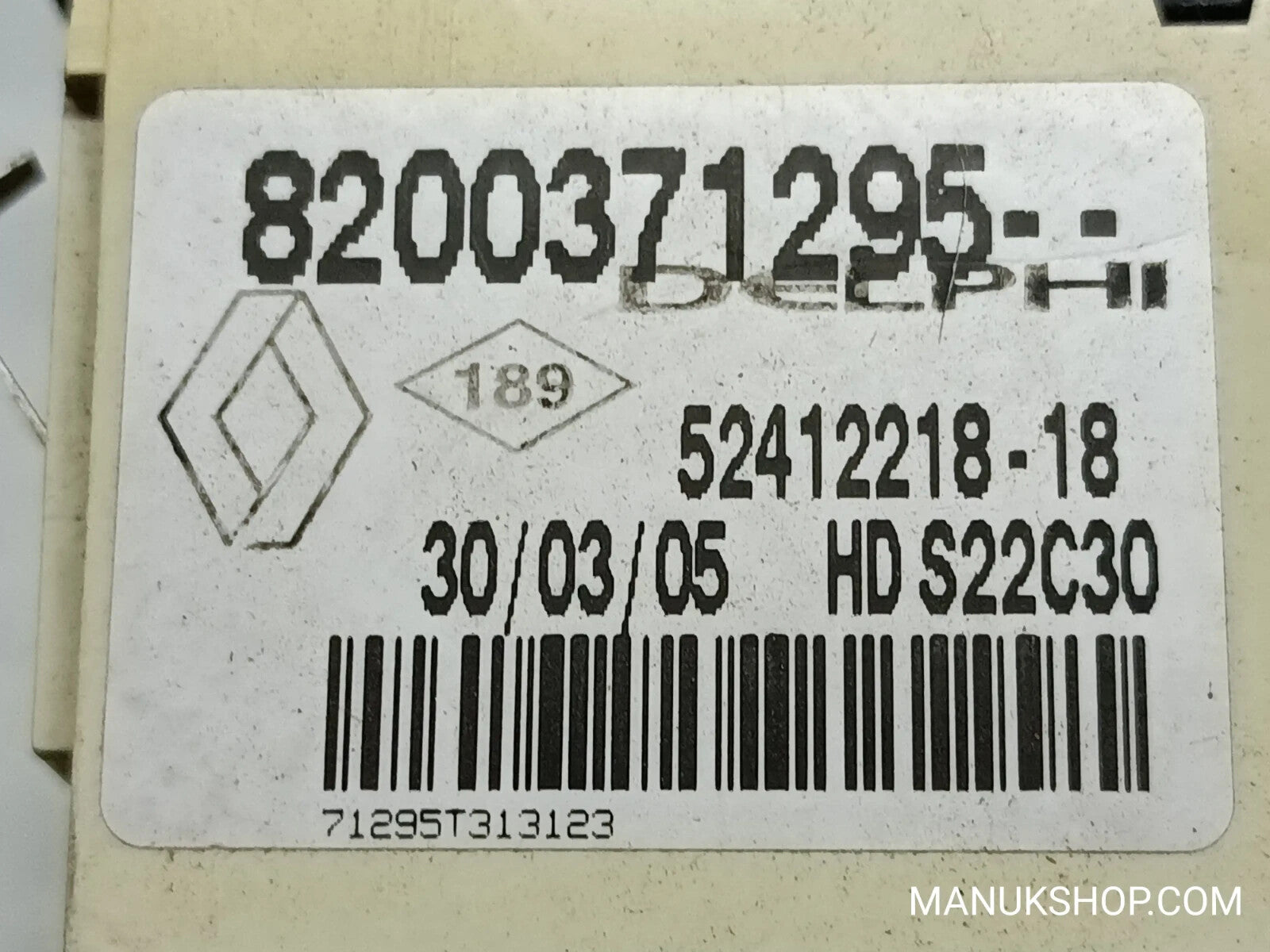 Klimabedienteil Renault Laguna II 8200371295 5241221818 52412218-18 5G1863391
