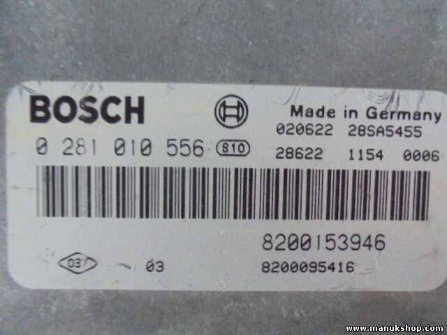 Motorsteuergerät Renault Laguna Vivaro 1.9 DCi 8200153946 8200095416 0281010556