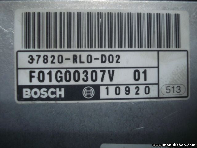 Motorsteuergerät Honda Accord 08-2012 37820RL0D02 F01G00307V 10920 0281018054