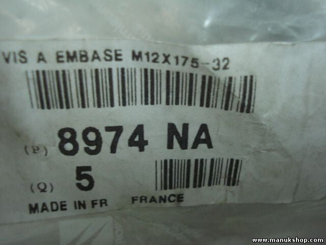 Bundschraube Peugeot Citroen 8974NA 8974 NA M12X175-32