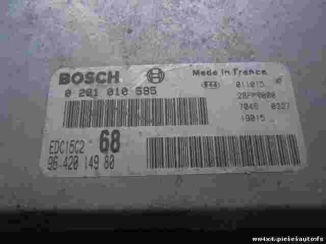 Motorsteuergerät Citroen Xsara Picasso 2.0 9642014980 EDC15C268 BOSCH 0281010595