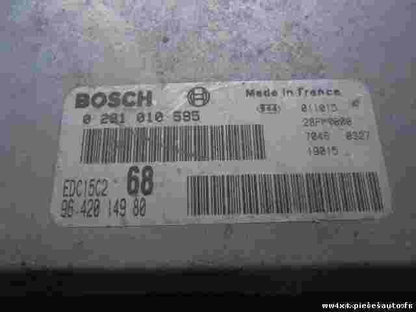 Motorsteuergerät Citroen Xsara Picasso 2.0 9642014980 EDC15C268 BOSCH 0281010595