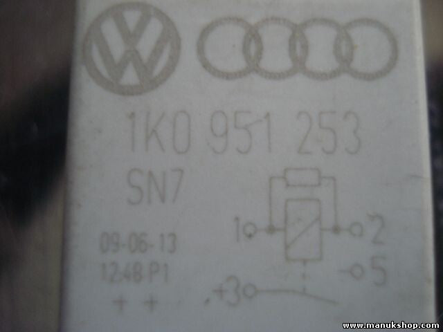Relais Nebelscheinwerfer Volkswagen Audi Skoda Seat 1K0951253 1KO951253 Nr. 449