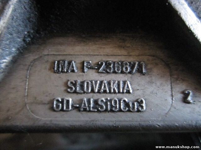 Spannrolle Zahnriemen SsangYong Actyon Kyron I 2.0 XDI INA F236671 F-236671