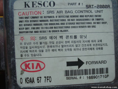 Airbagsensor Airbagsteuergerät Kia Clarus KESCO SRT-2000R 0K9AA677F0