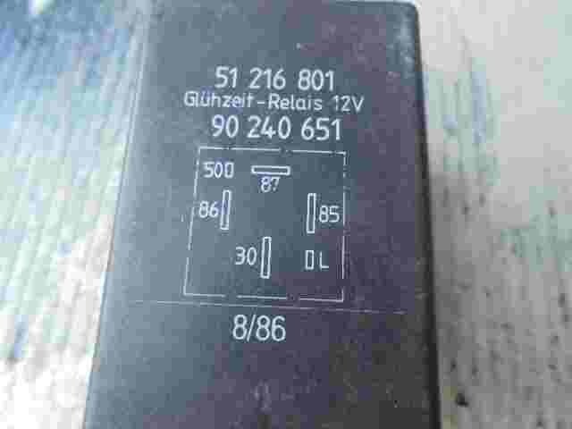 Glühkerzen Relais Volvo 340-360 90240651 90 240 651 51 216 801 51216801 12V
