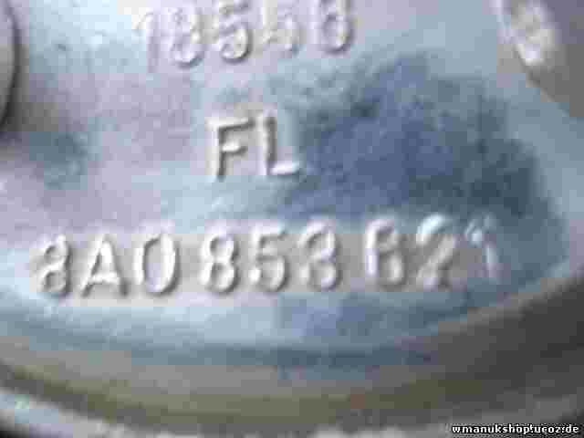 Emblem Logo Audi 80 90 100 8A0853621 8AO853621 8A0 853 621 .