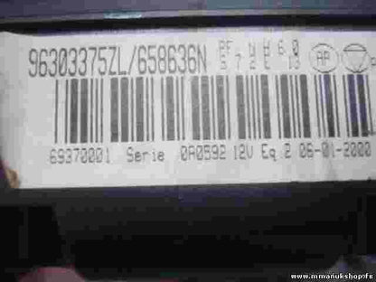 Klimabedienteil Peugeot 406 96303375ZL 96 303 375 ZL 658636N