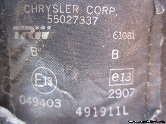 Gurtschloss Gurtschnapper hinten rechts Jeep ZJ 4.0 TRW 55027337 049403 491911L