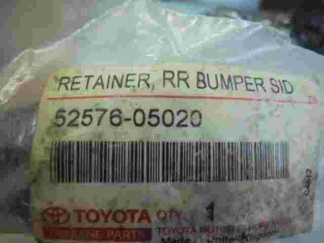 Retainer Rear Bumper Side  Toyota Avensis 5257605020 52576-05020
