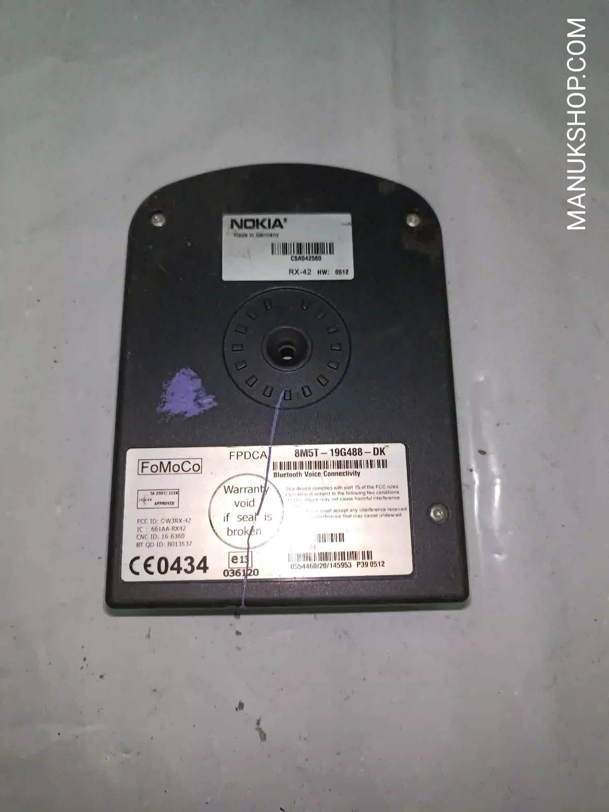Bluetooth Teléfono Ford Mondeo 8M5T19G488DK 8M5T-19G488-DK  FoMoCo 661AARX42