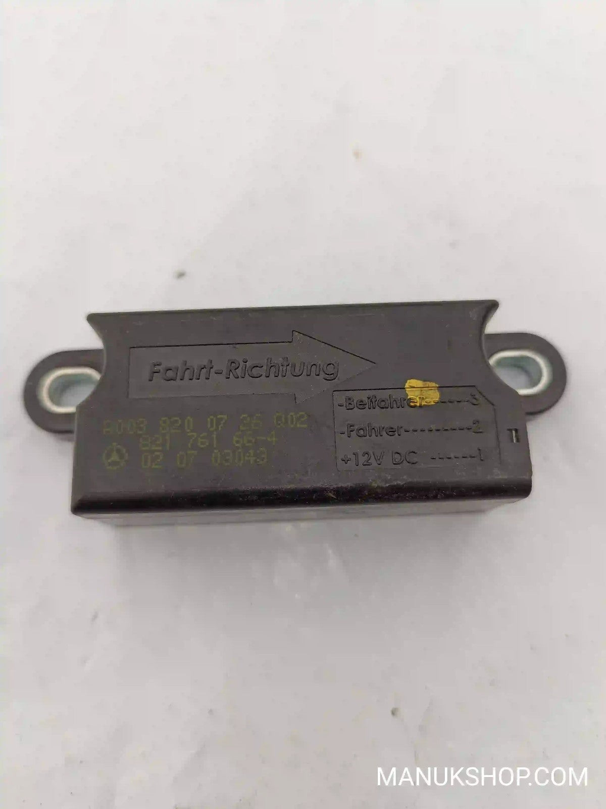 Airbagsensor Airbagsteuergerät Mercedes-Benz W211 A0038200726 Q02 821761664