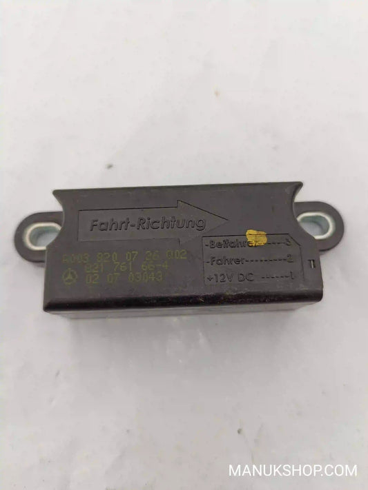 Airbagsensor Airbagsteuergerät Mercedes-Benz W211 A0038200726 Q02 821761664