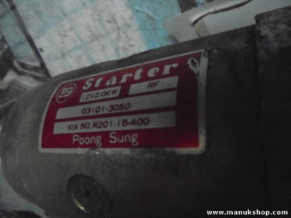 Anlasser Kia Sportage 2.0 TD 031013050 03101-3050 R20I18400 R20I-18-400
