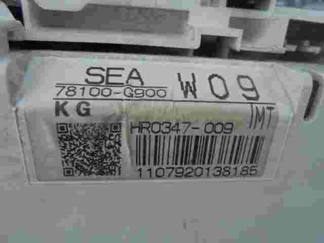 Kombiinstrument Tacho Honda Accord SEA KG 78100G900 78100G900W09 HR0347009