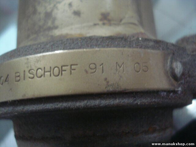 Abgaskrümmer Mercedes W140 S600 12004BISCHOFF91M05 120 04 BISCHOFF 91 M 05