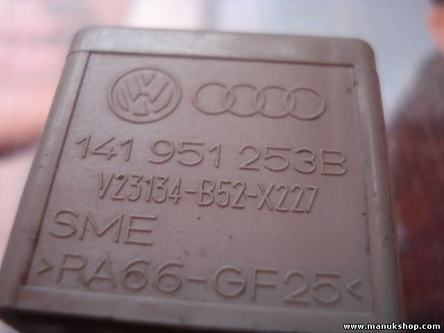 Relais Nebelscheinwerfer VW Audi 141951253B 141 951 253 B V23134-B52-X227Nr. 53